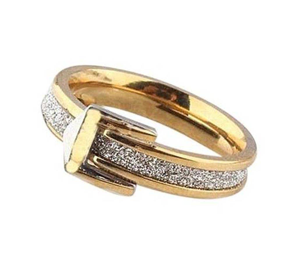 Golden Steel Finger Ring for Women বাংলাদেশ - 689961