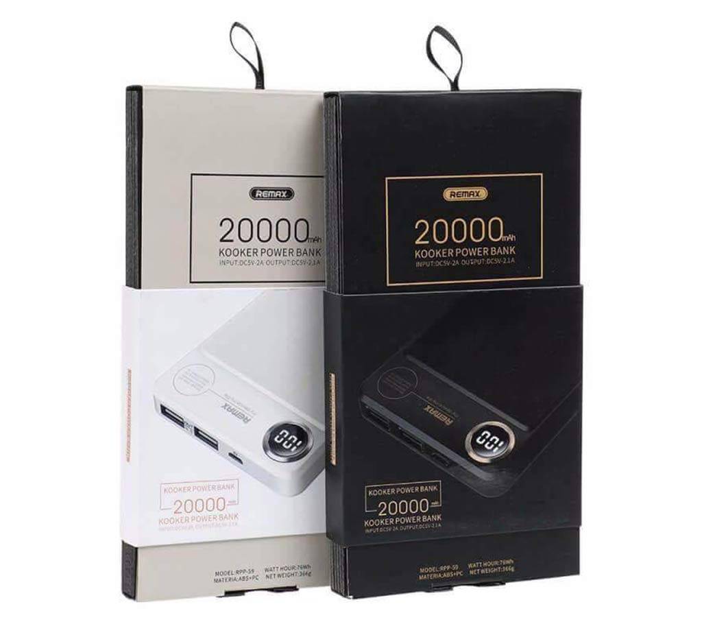 Remax Rpp-59 kooker 20000 mah পাওয়ার ব্যাংক বাংলাদেশ - 517781