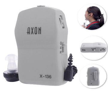Personal Health Hearing Aid AXON X-136 High-Power Cable Box Portable Amplifier Receiver Ear Care Deaf Assistance Hearing Aid