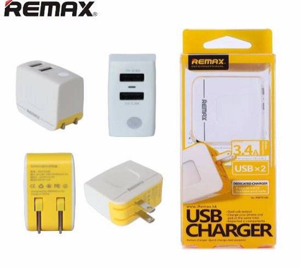 REMAX RMT6188 3.4A 2 USB চার্জার বাংলাদেশ - 504007