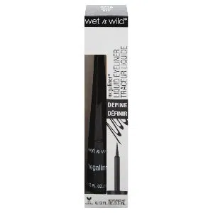 Wet & Wild Megaliner Liquid Eyeliner  Black 3.5ml USA 