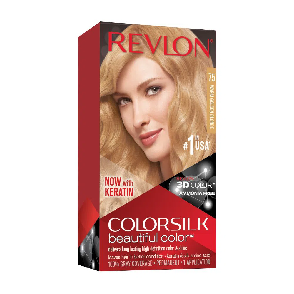 Colorsilk 75 Warm Gold Blonde hair color  120ml USA 