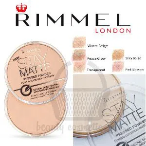  Rimmel London  Stay Matte Long Lasting Pressed Powder - 01 Transparent UK