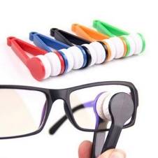 Two-side Sunglasses Brush Eyeglass Microfiber Spectacles Cleaner