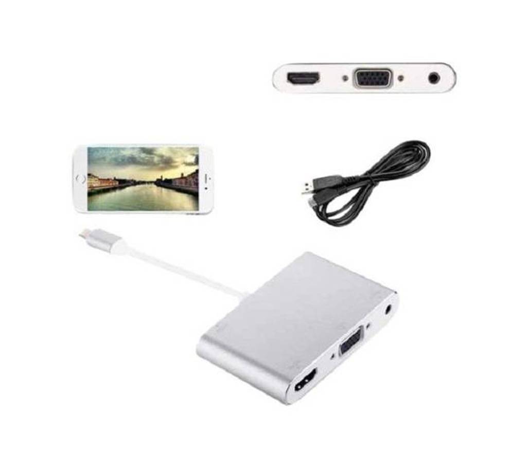 লাইটিং HDMI VGA অডিও অ্যাডাপ্টার কনভার্টার ক্যাবল বাংলাদেশ - 624787