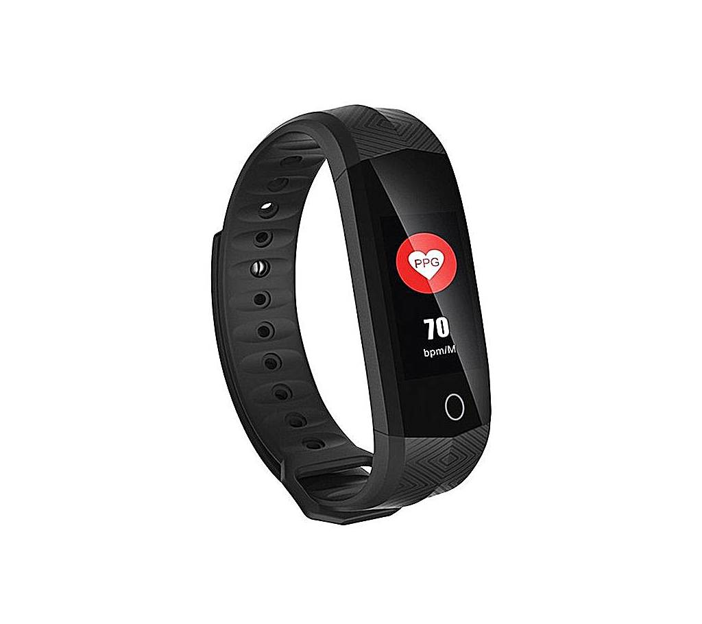 CD-02 Exclusive Smart Fitness Tracker Bracelet - Black বাংলাদেশ - 726337