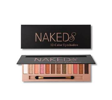 Naked 12 Color Natural Nude Matte Shimmer Glitter Pigment Eye Shadow Palette US
