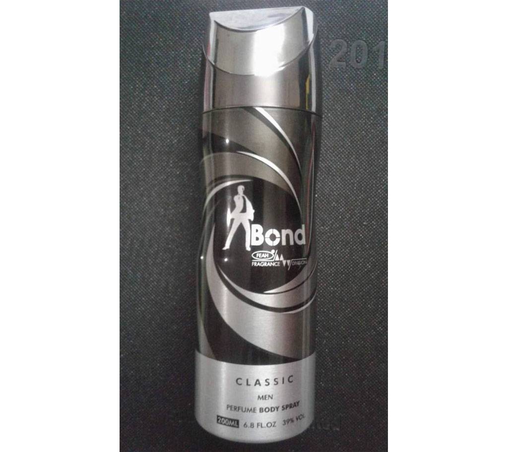 Bond Classic Men Perfume Body Spray 200 ml বাংলাদেশ - 616624