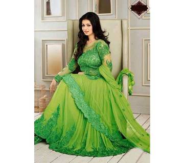 Unstitched Georgette Embroidery Three Piece Copy