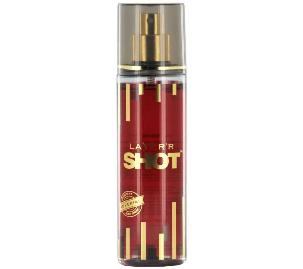 Layerr Shot Gold Imperial Deodorant Body Spray-India
