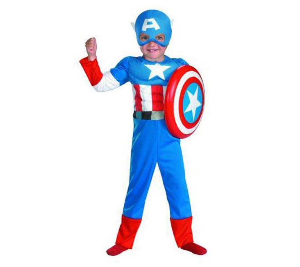 Captain America রেট্রো কস্টিউম ফর কিডস বাংলাদেশ - 532495
