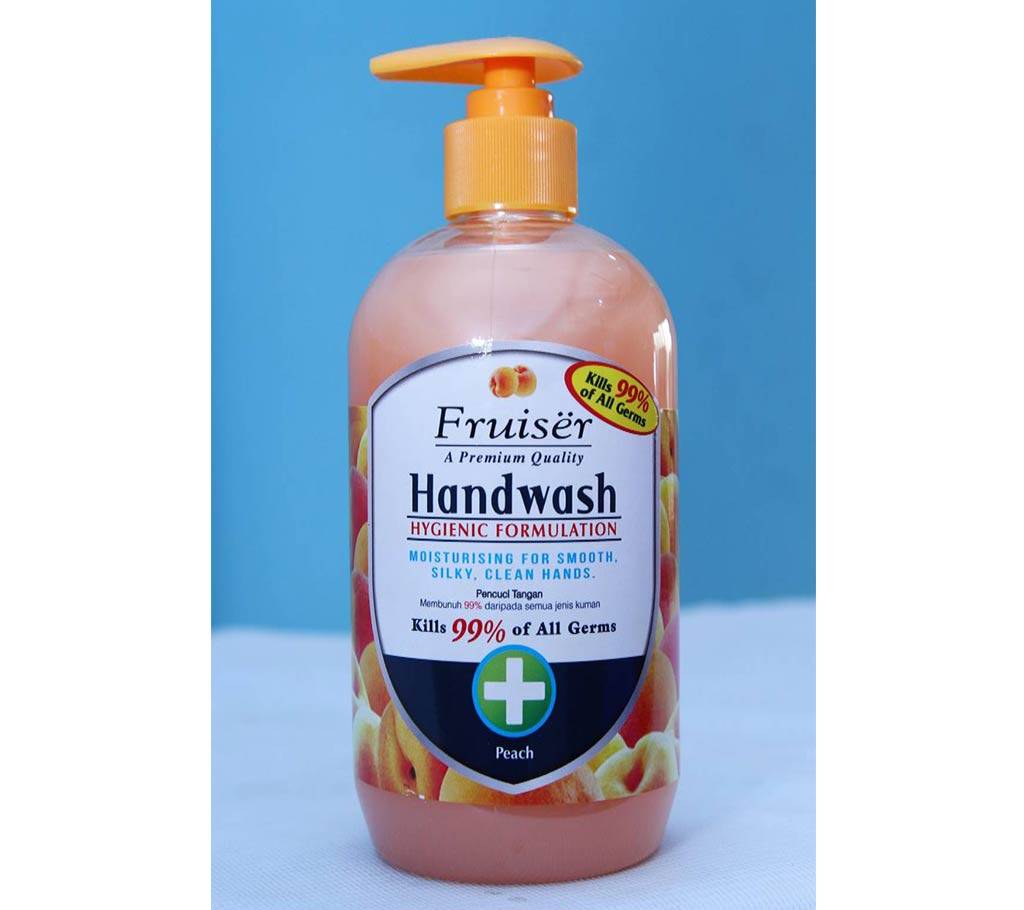 Fruiser Hygienic হ্যান্ড ওয়াশ (Peach) -500ml - Malaysia বাংলাদেশ - 748960