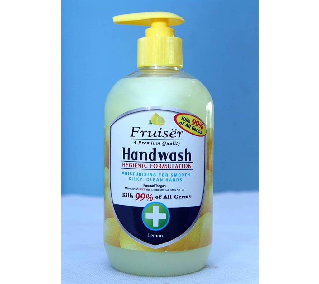 Fruiser Hygienic হ্যান্ড ওয়াশ (Lemon) -500ml - Malaysia বাংলাদেশ - 748965
