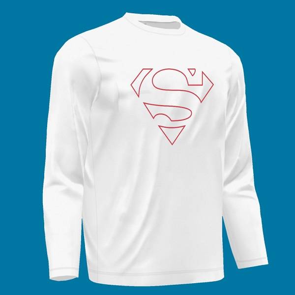 মেনজ Superman Full Sleeve T-Shirt বাংলাদেশ - 1059725