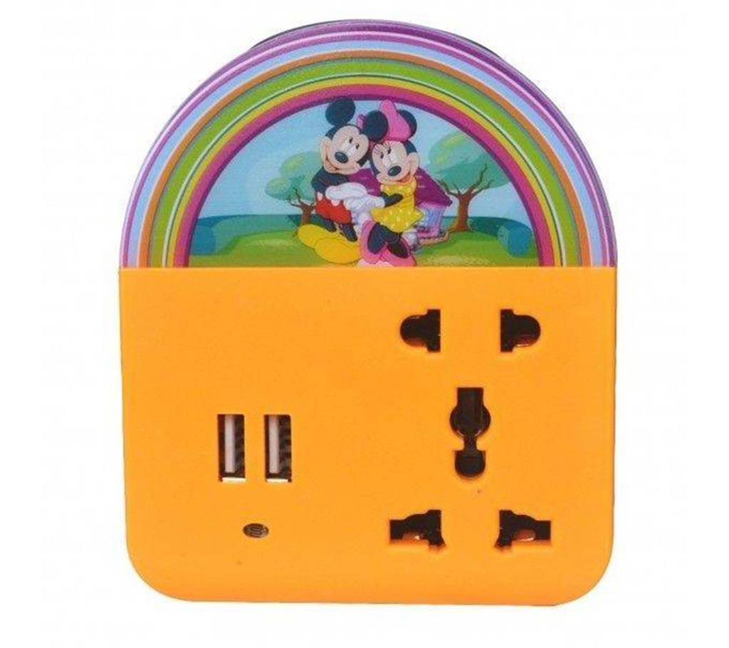 ডুয়াল USB চার্জিং সকেট অ্যান্ড LED লাইট বাংলাদেশ - 531521