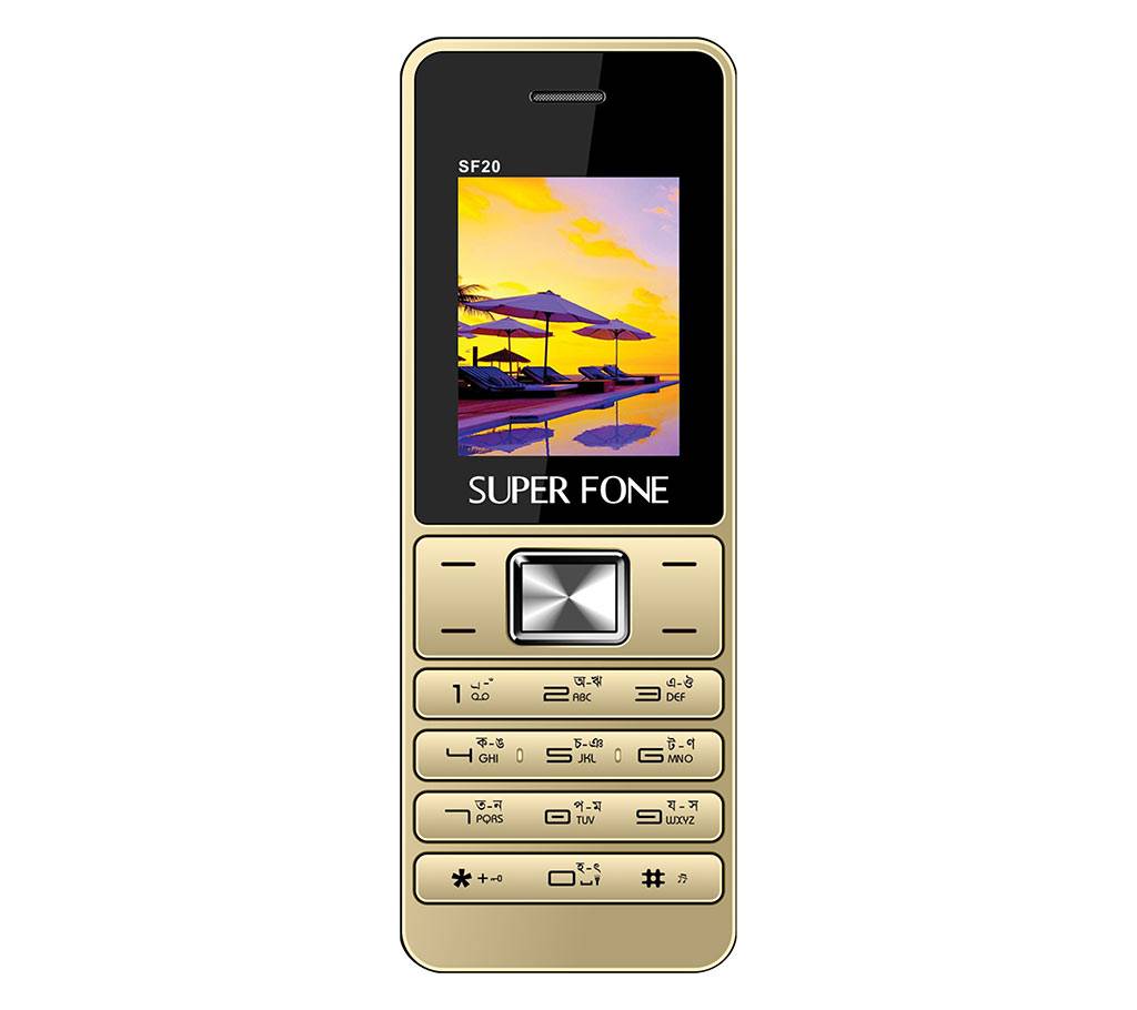 SUPER FONE SF88 সেলফি ফোন (গোল্ডেন) বাংলাদেশ - 534896
