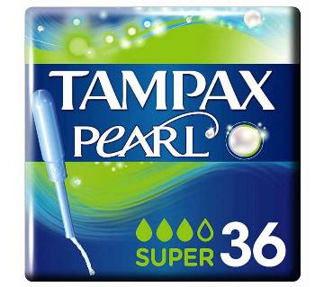  Tampax Pearl সুপার অ্যাপ্লিকেটর Tampons-৩৬ পিস 