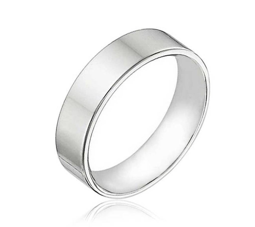 Silver Plated Finger Ring for Men - Silver বাংলাদেশ - 611503