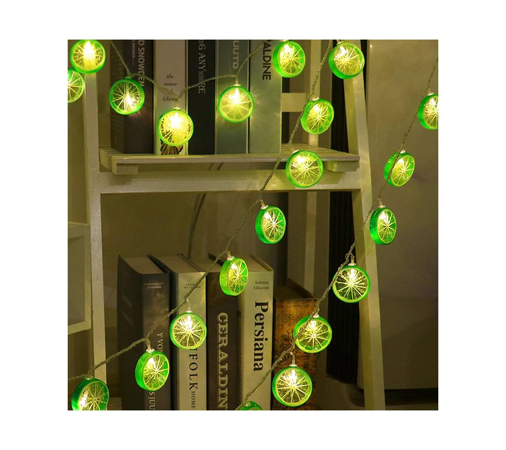 Lemon স্ট্রিং LED ডেকোরেশন লাইট - 10 lights বাংলাদেশ - 1173236