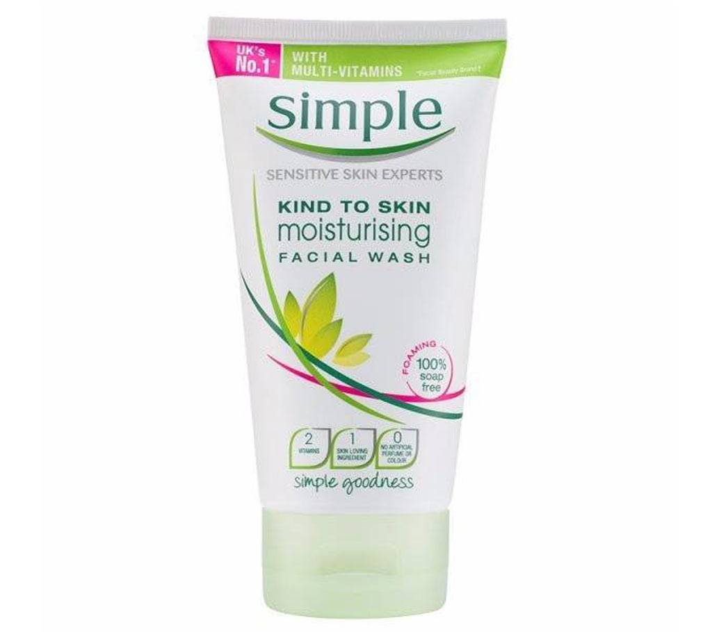 Simple Kind to Skin ময়েশ্চারাইজিং ফেসিয়াল ওয়াশ বাংলাদেশ - 538950