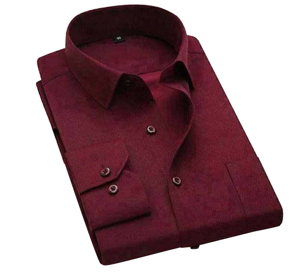 Maroon Color Formal Shirt বাংলাদেশ - 832631