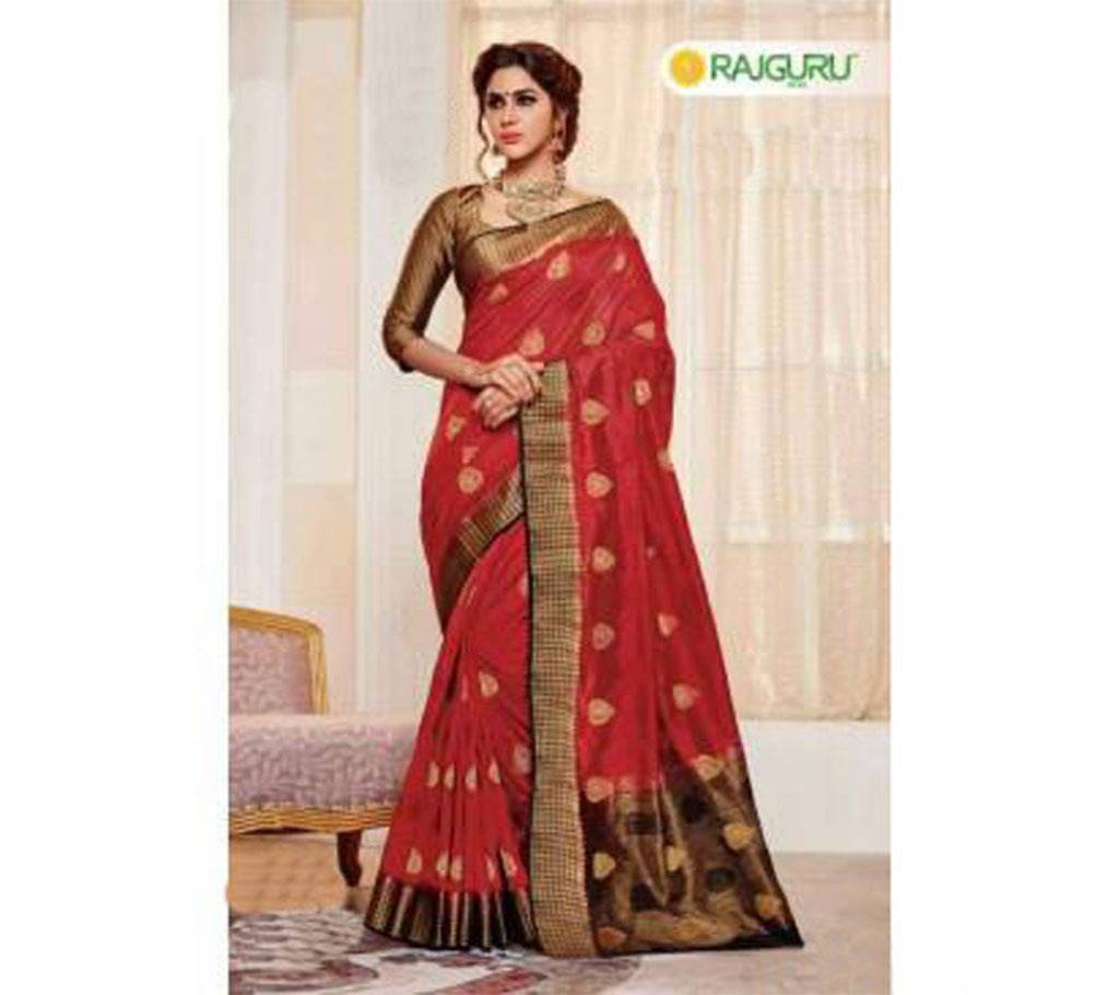 Raw Silk Pallu Saree বাংলাদেশ - 626644