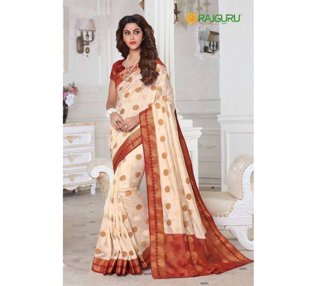 Raw Silk Pallu Saree বাংলাদেশ - 626646