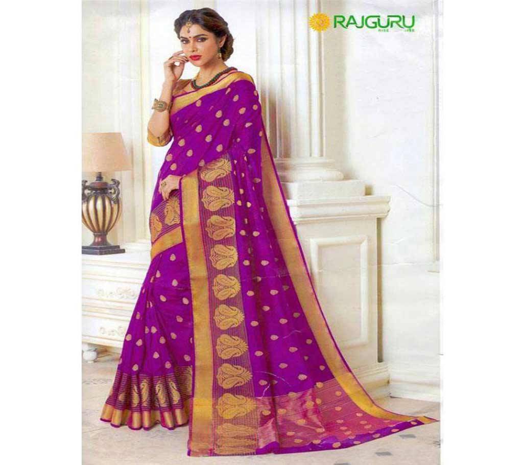 Raw Silk Pallu Saree বাংলাদেশ - 626650