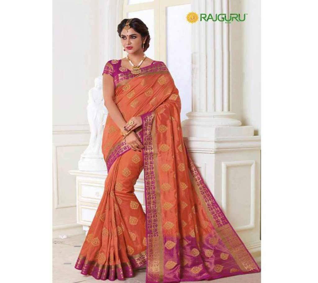 Raw Silk Pallu Saree বাংলাদেশ - 626651