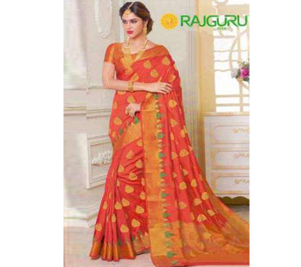 Raw Silk Pallu Saree বাংলাদেশ - 626741