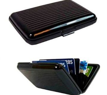 ওয়াটারপ্রুফ ক্রেডিট কার্ড হোল্ডার ব্ল্যাক