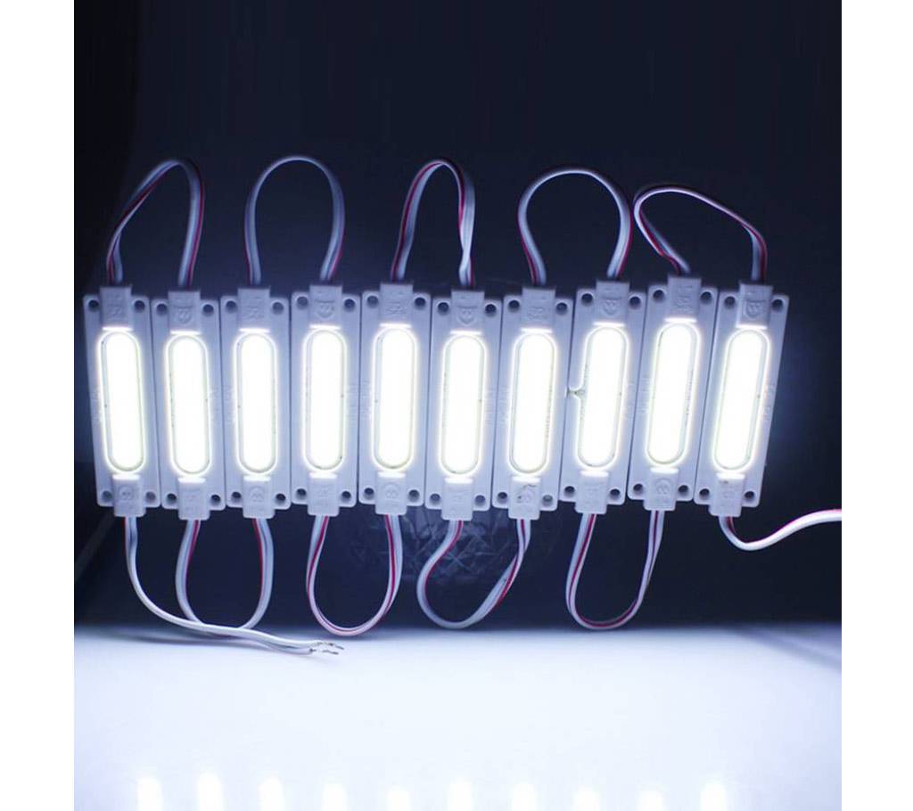 Super Bright COB 6 LED Module LED Injection Modules Light - 10 Pcs বাংলাদেশ - 890698