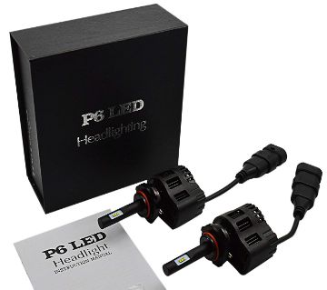 1 pair of P6 H3 50W 6400lm ZES LED chips LED car headlights bulb lights Fog Driving Light 3000K 4000K 5000K 6000K-Tecio