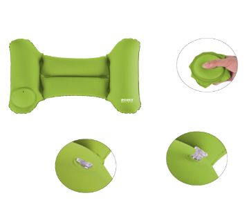 ROMIX RH35 Travel Back Cushion Pillow Sleep Folding Self-inflating,Green - Tecio