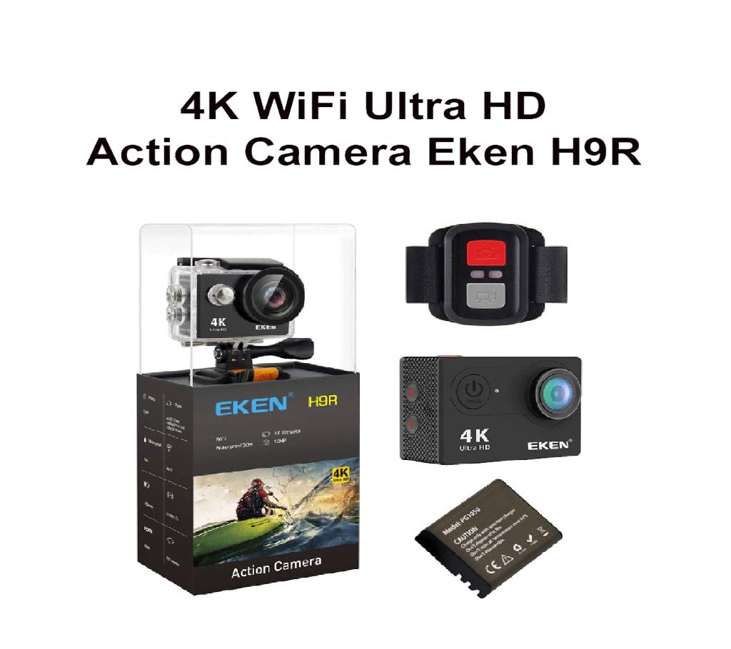 EKEN H9R 4K Wifi অ্যাকশান ক্যামেরা Ultra HD বাংলাদেশ - 898700