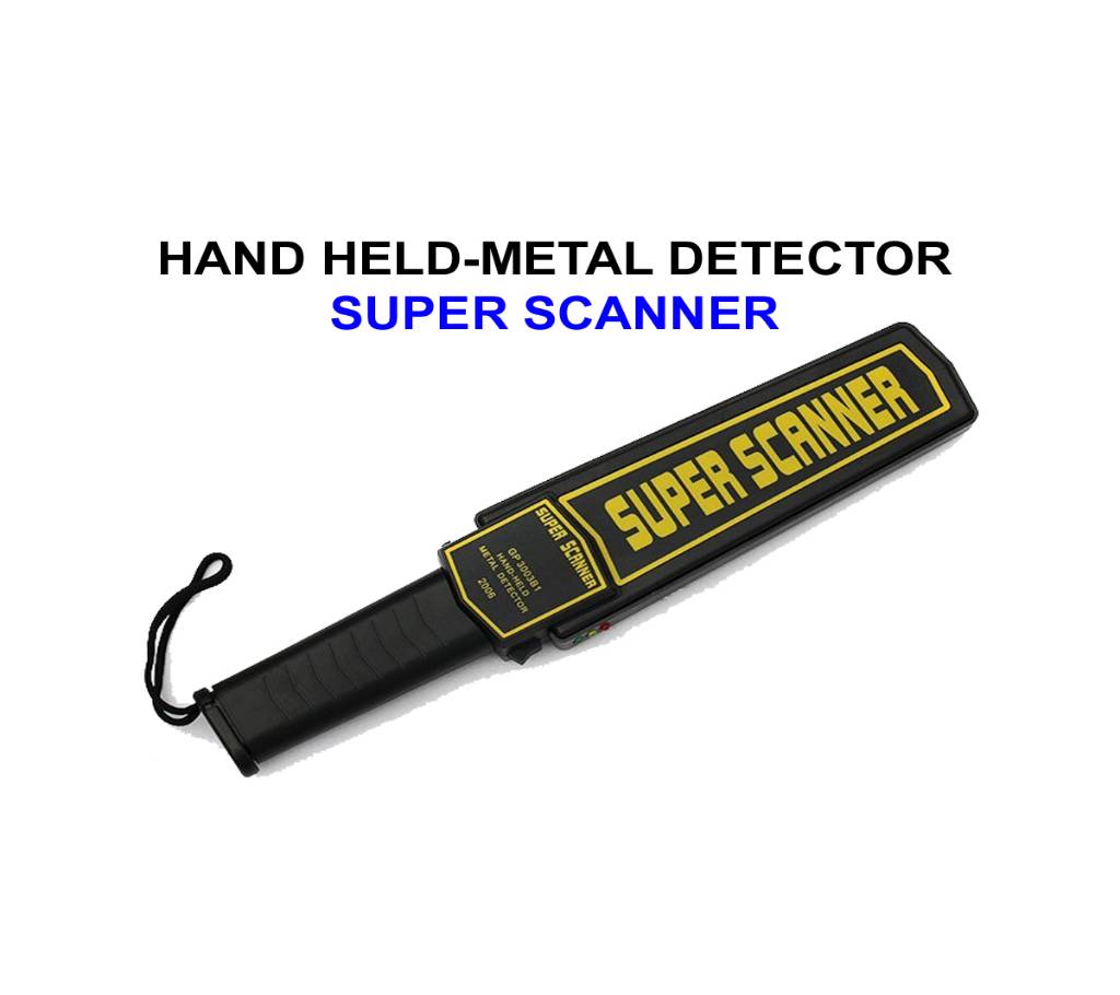 SUPER SCANNER হ্যান্ড মেটাল ডিটেকটর বাংলাদেশ - 906387