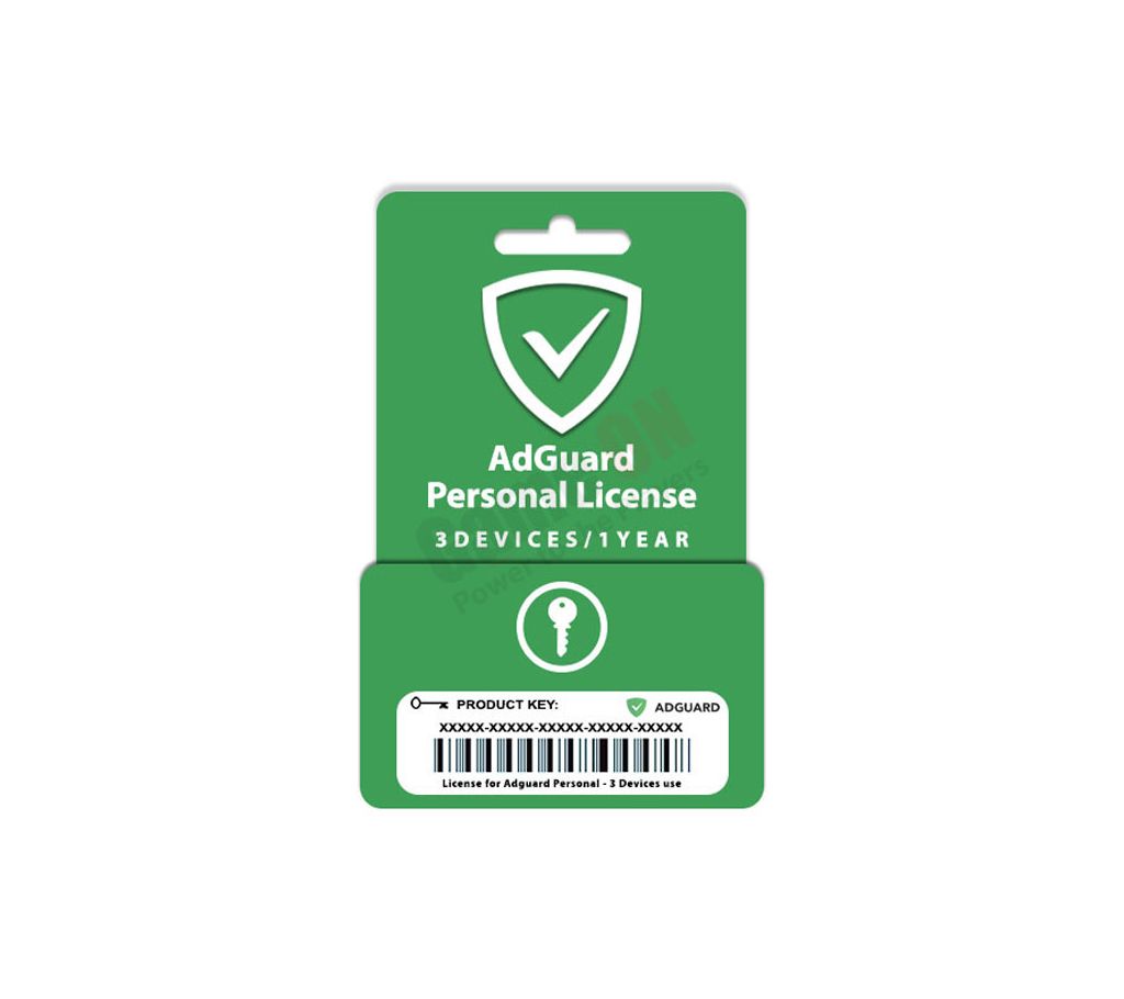 AdGuard Personal (Genuine License Key) – 3Devices/1Year বাংলাদেশ - 1125489