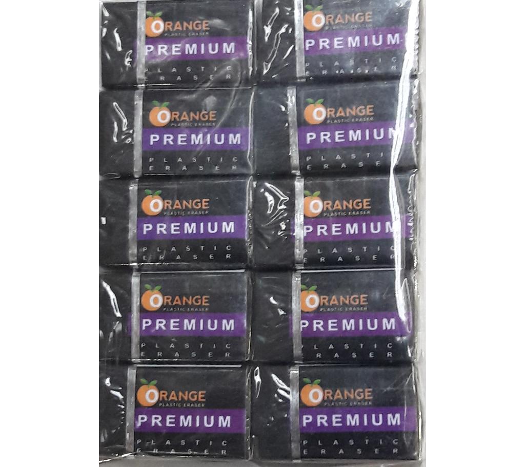 Orange premium black ইরেজার - 12 পিস বাংলাদেশ - 790291