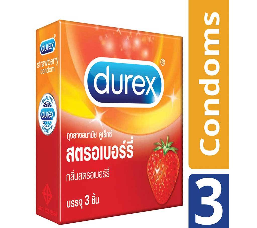 Durex Strawberry Condoms (3's) বাংলাদেশ - 905445