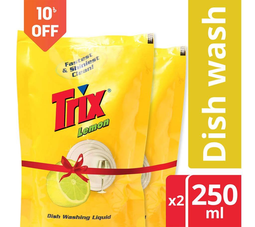 Trix Dishwashing Liquid 250 ml Double Pack বাংলাদেশ - 906196