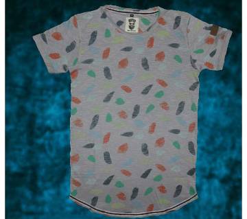 BOYSH Round Pattern Slub Cotton T-shirt