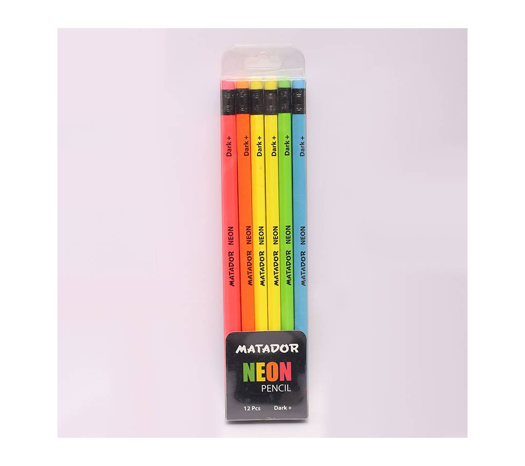 Matador Neon Pencil Dark Plus -১২ পিসের সেট বাংলাদেশ - 724404