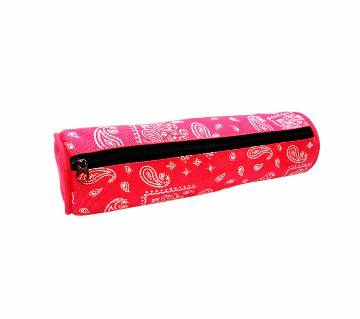 Pink Round Pencil Case,Pen Bag_33183