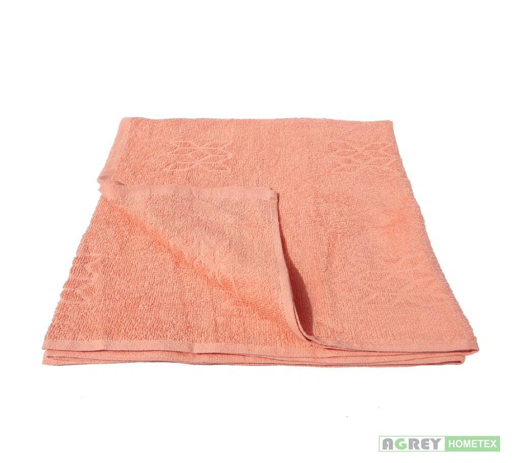 Peach Color Cotton Bath Towel_75 x140 Cm (66065)
