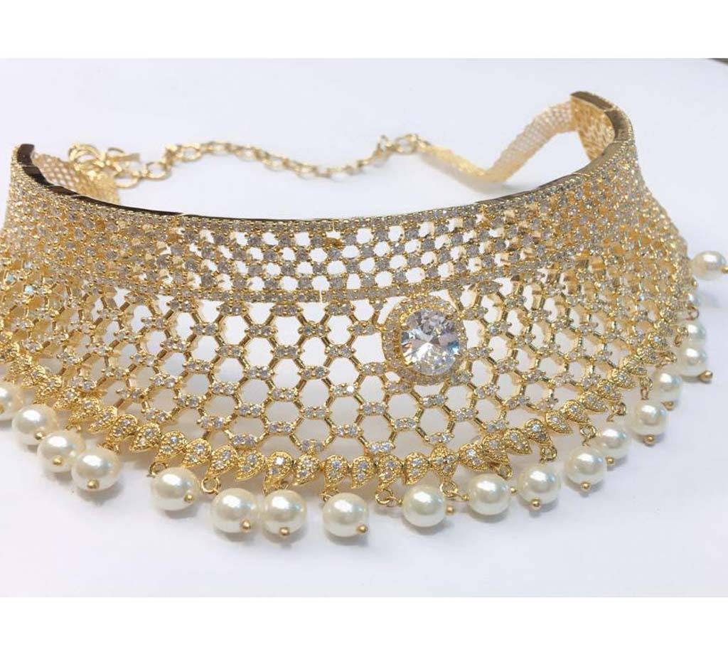 Indian Diamond Cut Necklace Set বাংলাদেশ - 726201