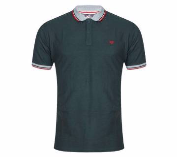 XIAZ Cotton Half Sleeve Polo Shirt For Men