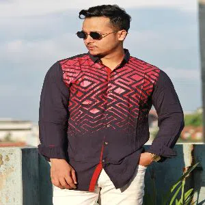 XIAZ Mix Cotton Full Sleeve Shirt For Men