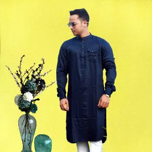 XIAZ Mix Cotton Kabli Punjabi For Men