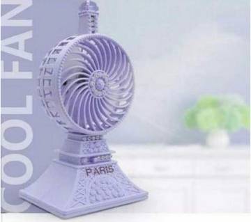 Paris eiffel tower Mini Fan