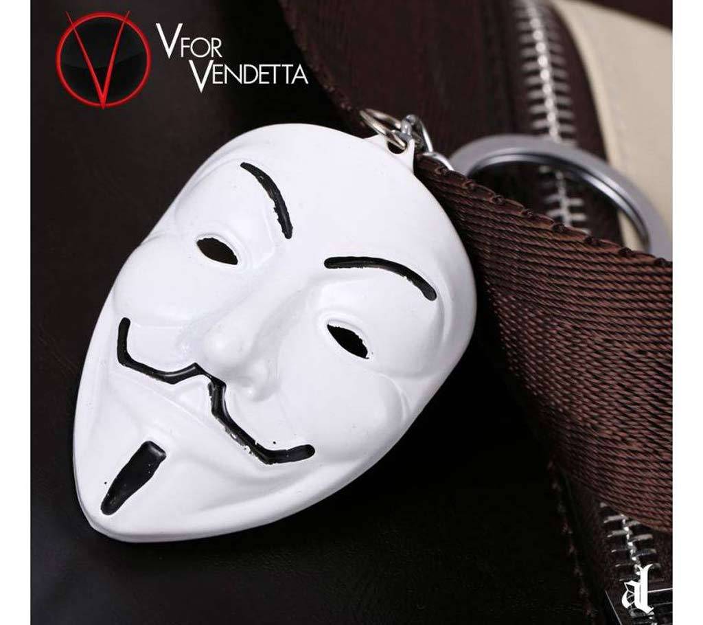 V for Vendetta মাস্ক মেটাল কী চেইন বাংলাদেশ - 672421